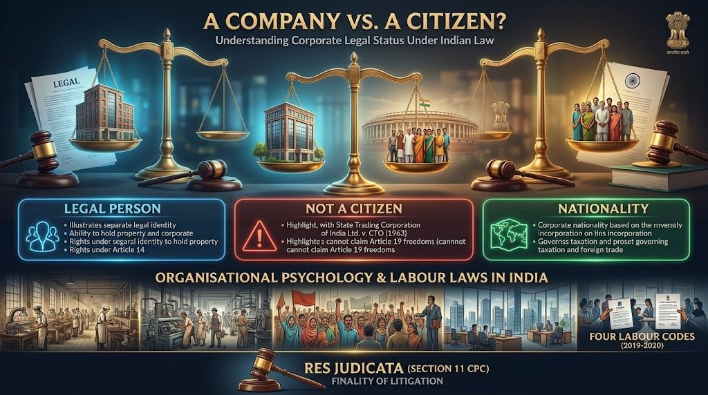 Illustrated cover for Is a Company a Citizen or a National? Understanding the Position Under Indian Law